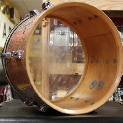 1970s Ludwig 10x14 Tom in Pink Champagne Sparkle image 5
