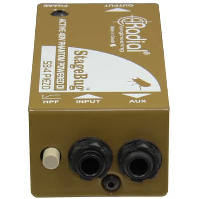Radial Engineering SB-4 PIEZO StageBug DI Box image 3