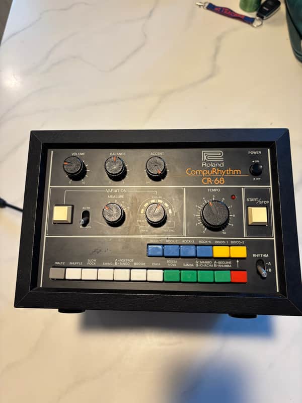 Roland CR-68 CompuRhythm 1970s - Black image 1
