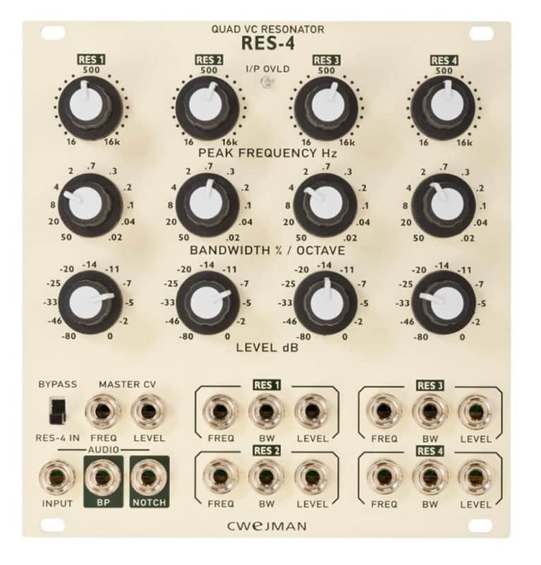 Cwejman RES-4 Quad VC Resonator 2010s Eggshell image 1