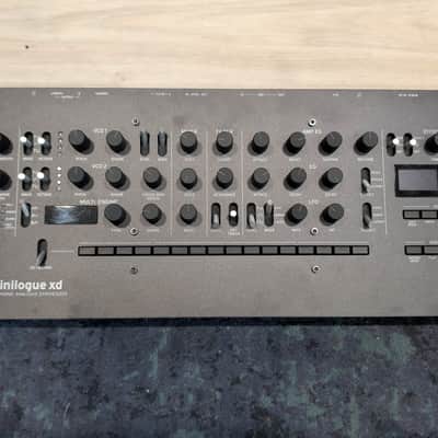 Korg Minilogue XD Module 2019 - Present - Black WITH DECKSAVER image 1