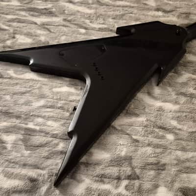 Halo Hellion Custom Bass - 4-String - Flying V - Black and Red Trim - Hellfire Bass image 9
