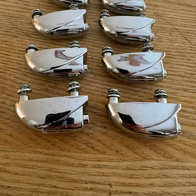 Gretsch Set Of 10 Round Badge Era 60s Tom Or Floor Tom Or Snare Lugs image 1