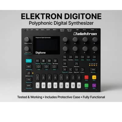 Elektron Digitone 8-Voice Digital Synthesizer 2017 - 2024 - Black