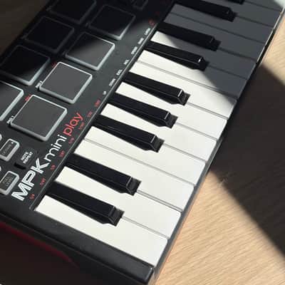 Akai MPK Mini Play Portable 25-Key MIDI Controller 2018 - Present - Black image 2