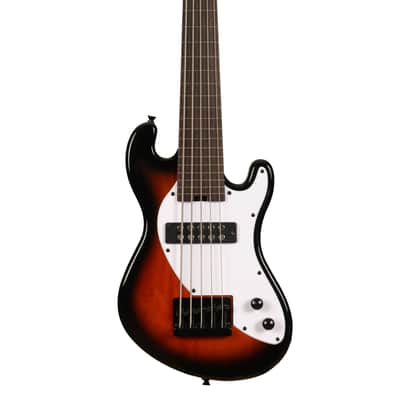 Kala U•BASS®-SB5-TB-FL SolidBody 5 string Fretless - Tobacco Burst Gloss image 1