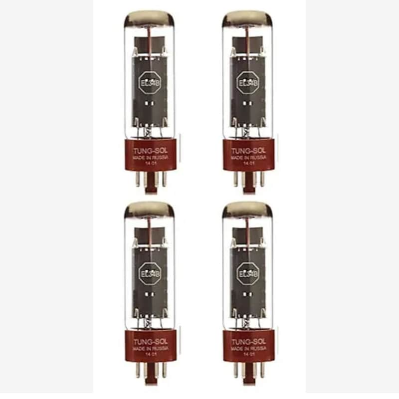 Tung-Sol EL34B Matched Quad Vacuum Tubes. Brand New with Full Warranty! image 1