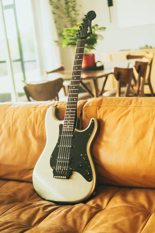 RARE Fender Japan Contemporary / Boxer Stratocaster  1985-1987 - Silver / Pewter Collector Condition image 1
