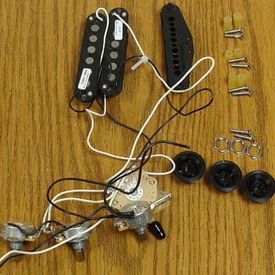 Fender Blackmore Strat PICKUPS POTS SWITCH & KNOBS SET Duncan Quarter Pound SALE image 2