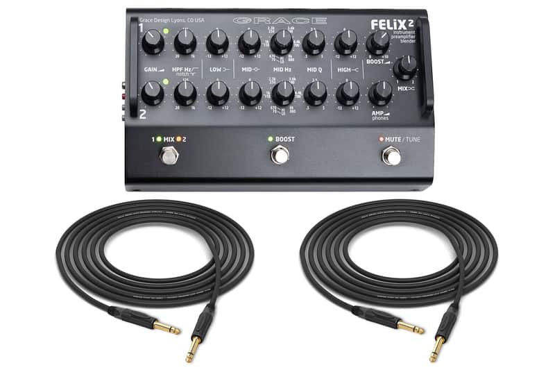 Grace Design FELiX 2 | Instrument Preamp/Blender | Black image 1