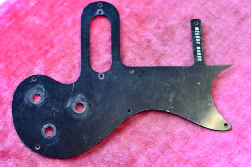 Vintage 1959 Gibson Melody Maker Pickguard 3/4 scale MM w/ Big Pickup 1960 guard image 1