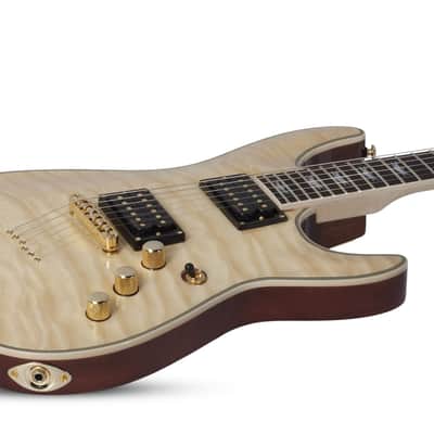 Schecter Omen Extreme-6 Electric Guitar. Gloss Natural image 15