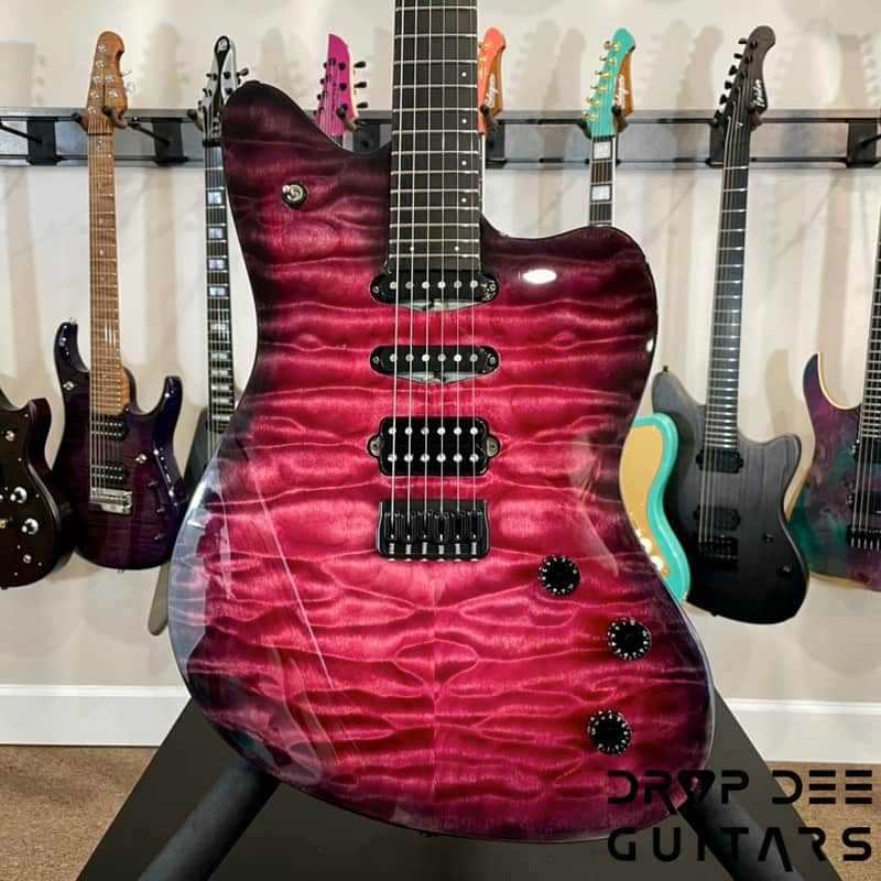 SMP Custom Shop Ichor Electric Guitar w/ Case-Red Quilt image 1