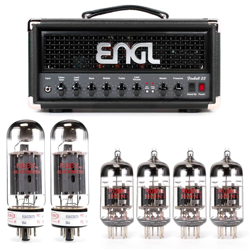 ENGL Amplifiers Fireball 25W Tube Kit - RUBY Kit image 1