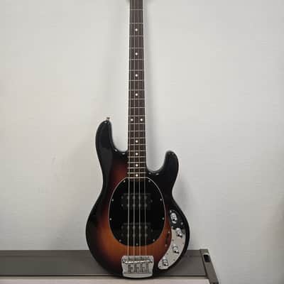 Ernie Ball Music Man StingRay 4 HH 3EQ 2015 - 2019 - Vintage Sunburst image 2