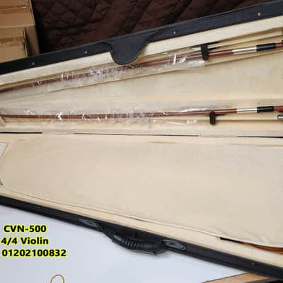 Cecilio 4/4 Deluxe Student+ Violin Aged 2 Years+ Tonewoods Solid Spruce Top Flamed Maple,Neck & sides, Inlaid Purfling, All-Ebony Components, Independent Fine-Tuners, Mongolian Horsehair Brazilwood Bows, Satin Antique Finish image 24