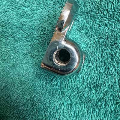 Ludwig Vintage Double Tom Drum Mount Holder - L Arm Geared Tilter Part 70s - Chrome image 3