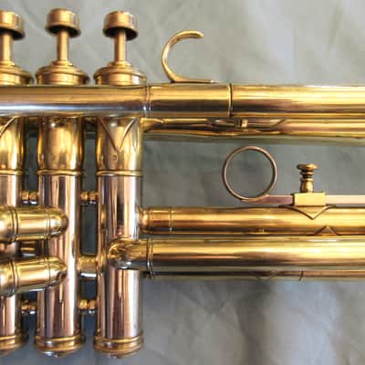 1929 Holton Llewellyn Model pro trumpet, past valve job, fantastic player, VGC image 6