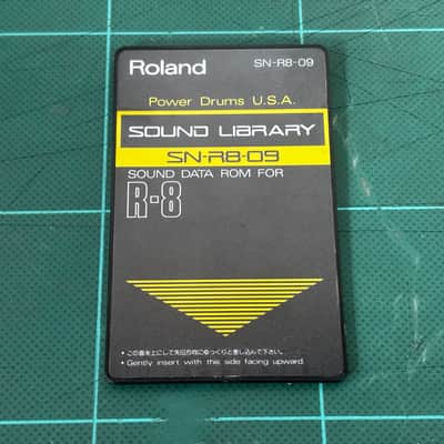 Roland SN-R8-09 POWER DRUMS USA ROM CARD for R8 R-8 MKⅡ