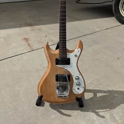 Mosrite Ventures II - 1965 - Wood Color - with Original Case image 1