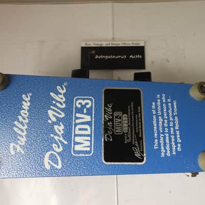 Fulltone MDV-3 Deja Vibe Vibrato Effects Pedal w/Original Box & Power Supply image 6