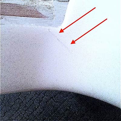 RARE FLOYD ROSE KRAMER VOYAGER (WHITE) GUITAR BODY - NEEDS REPAIRS (GLUE, PAINT TOUCH-UP) image 11