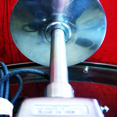 Vintage 1950's Electro-Voice 915 Omnidirectional Crystal Microphone Hi Z harp mic w 427 stand and cable image 10