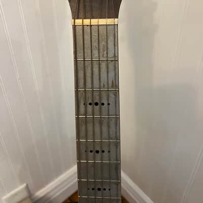 1934 Harmony Parlor Acoustic Guitar Sunburst image 3