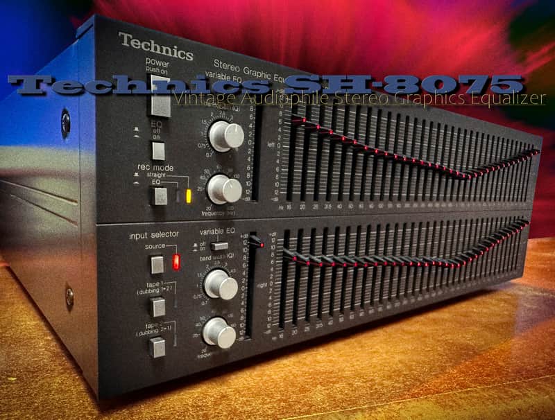 Technics SH-8075 🌈MINT & RaRe🌈 Vintage Stereo Graphic Equalizer
