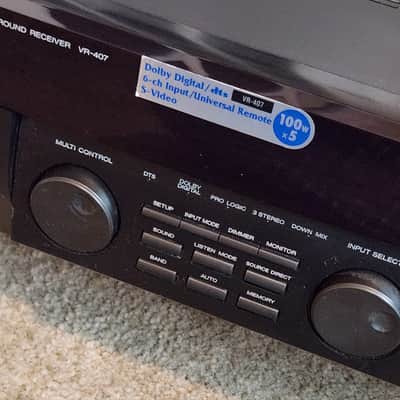 Kenwood Kenwood VR-407 5.1-channel A/V receiver 90s - Black image 6