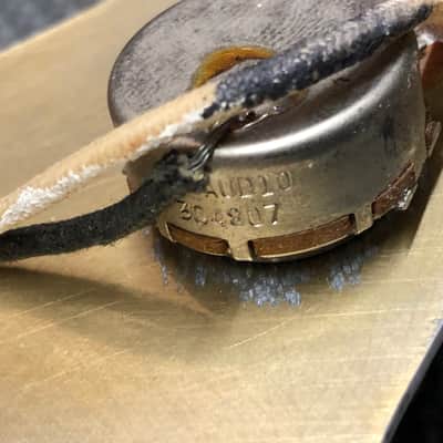 1958 Fender Musicmaster Loaded Pickguard Original Pots Pickup Cover Jack Pickguard Vintage Pre CBS image 9