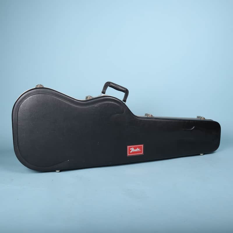1990's Fender USA Red Logo Label MOLDED HARDSHELL CASE Stratocaster Telecaster image 1