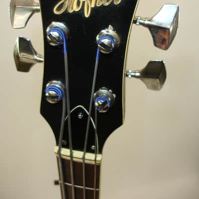 Vintage 1964 Hofner  500/1 Violin 4-String Electric Bass Guitar, Natural w/ Case image 11