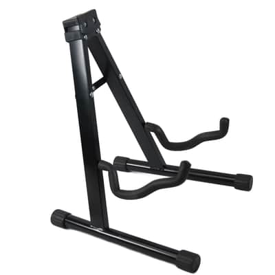 Adjustable A-Frame Metal Stand, For Guitars, Bass, Ukulele, Banjo, Mandolin or Cello
