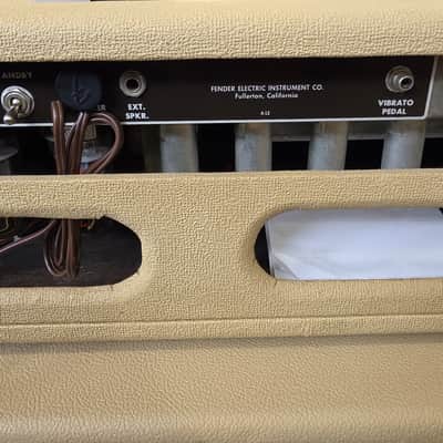 Fender Bandmaster 6G7-A 40-Watt 2x12" Piggyback Guitar Amp 1962 - 1963 - Brown image 11