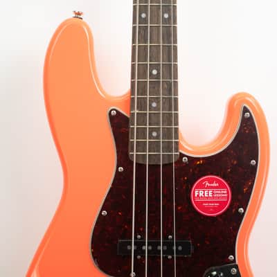 Squier Classic Vibe 60s Jazz Bass Tahitian Coral image 3