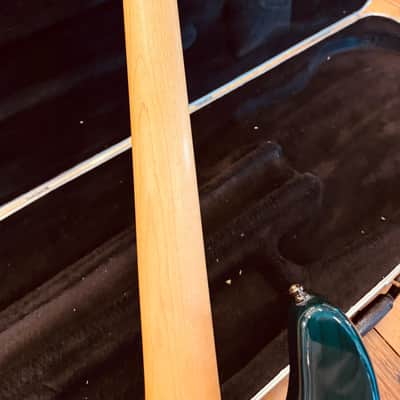 Ernie Ball Music Man StingRay Bass – 2005 (Translucent Teal) image 6