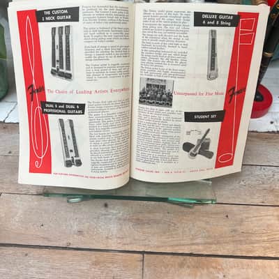 1955 Fender Catalog Pre CBS Telecaster Esquire Stratocaster Vintage Rare Case Candy image 6
