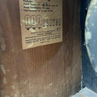 Fender Pro Reverb 2-Channel 40-Watt 2x12" Guitar Combo 1965 - 1967 - Black Panel image 16