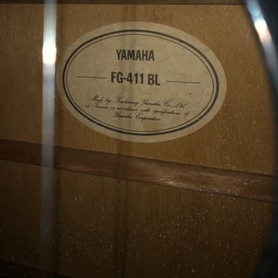Yamaha Fg-411 BL 1992 image 5