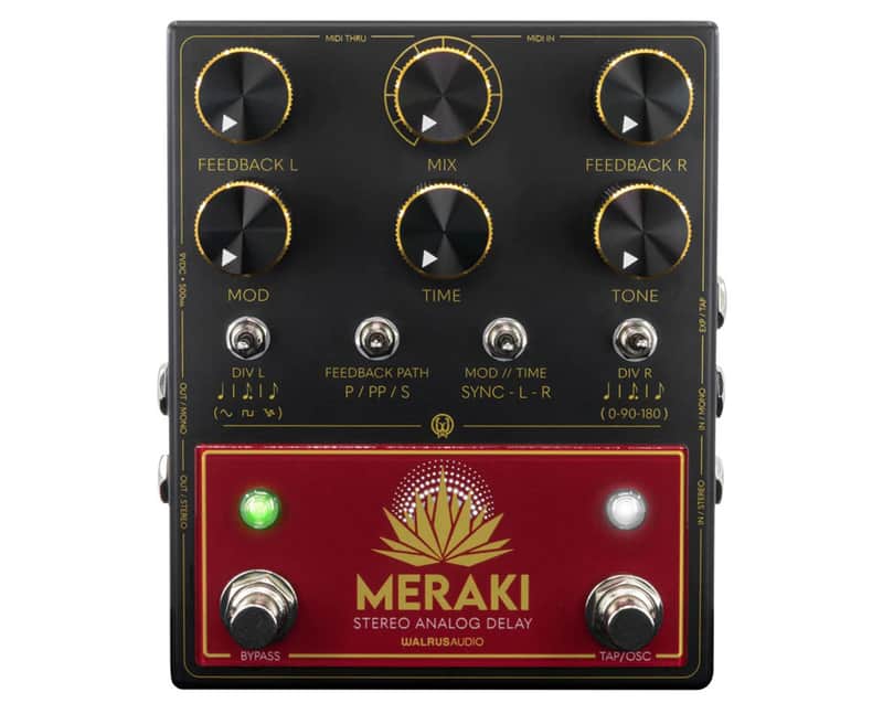 Walrus Audio Meraki Analog Stereo Delay Pedal - Open Box image 1