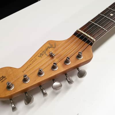 2009 FENDER Road Worn 60's STRATOCASTER Electric GUITAR w/ OBAG Olympic White MIM Strat image 4