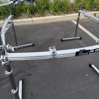 Pearl DR513C ICON Curved 3-Sided Drum Rack 2010s - Chrome image 5