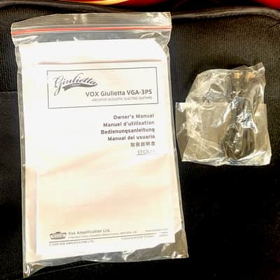 Vox Giulietta Semi acoustic VGA-3PS Archtop guitar Brand new gig case. image 7