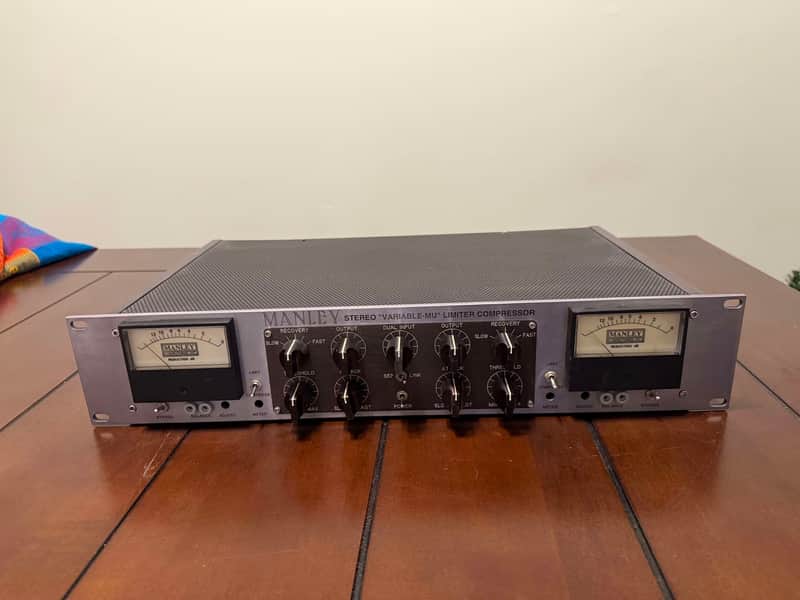 Manley Labs Variable-Mu Stereo Tube Compressor Limiter with 6386 Tubes 1990s - Purple image 1