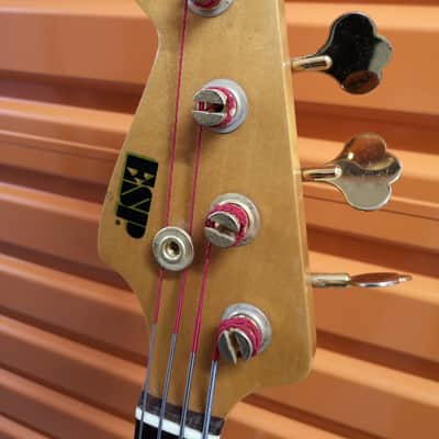 ESP Made in Japan Custom Order Left Handed Fretless Jazz Bass Sunburst image 5