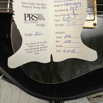 PRS Singlecut Hollowbody 2008 image 9