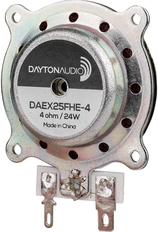 Dayton Audio - DAEX25FHE-4 - Framed High Efficiency 25mm Exciter - 4 Ohm image 1