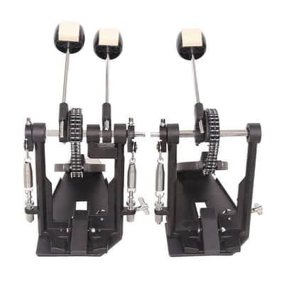 Double Bass Drum Pedal Kick Twin Dual Chain Drive Percussion for rock Music image 6