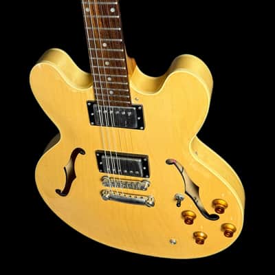 Epiphone Dot  Semi Hollow Electric Guitar in Natural image 5